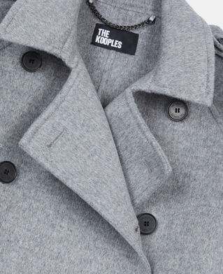 The Kooples F GREY grey trench style coat