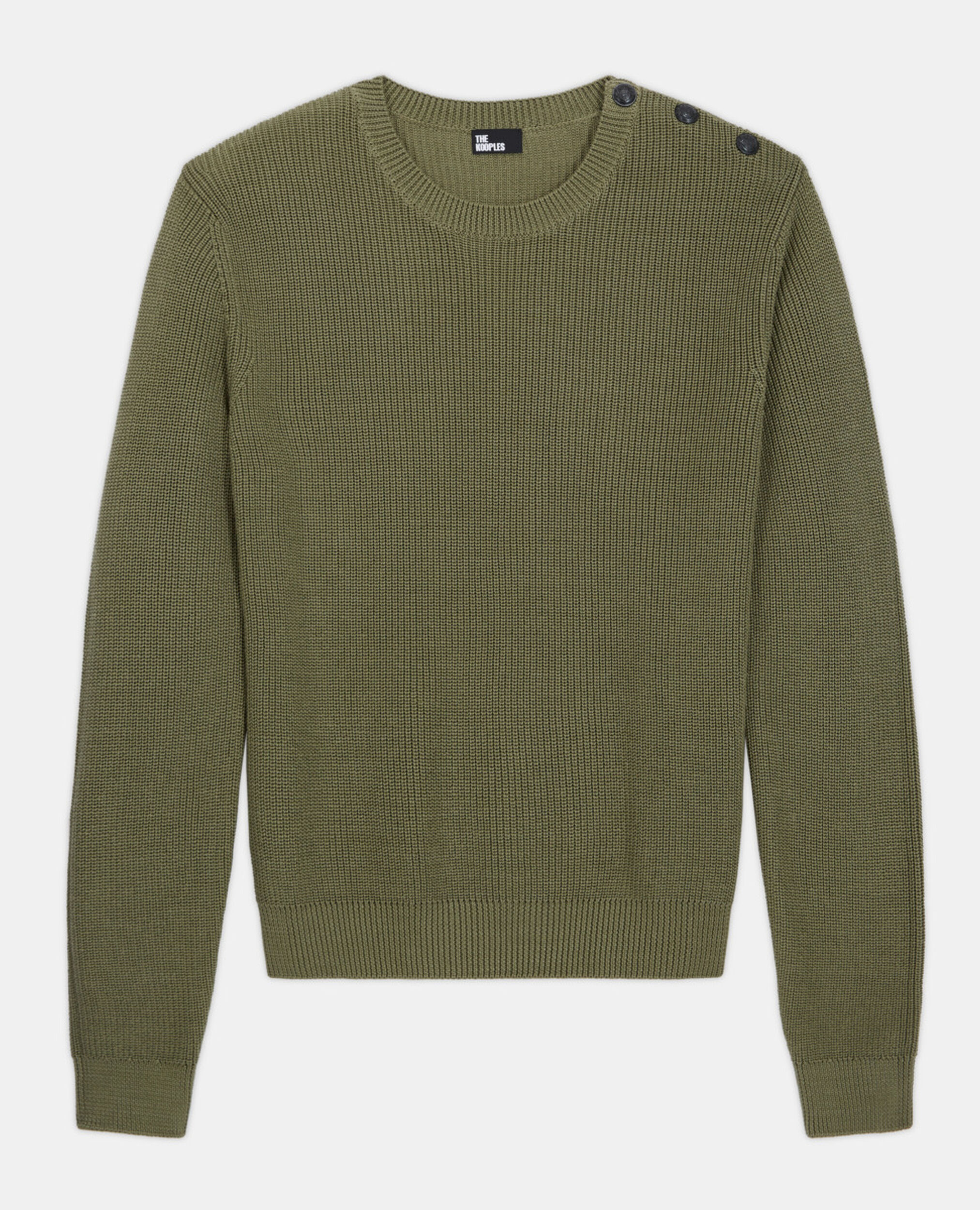 Khaki sweater, LICHEN, hi-res image number null
