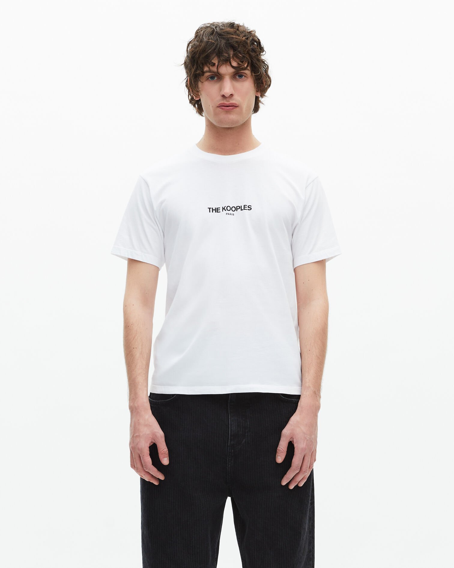 T-shirt avec Logo blanc, WHITE, hi-res image number null