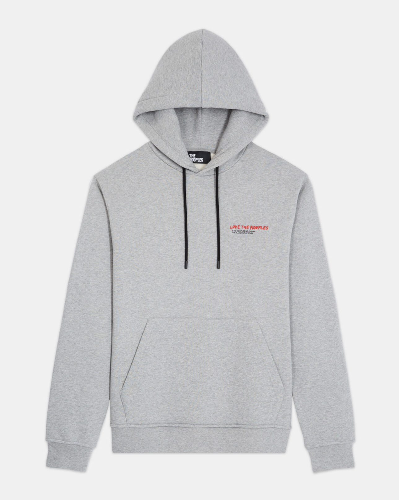 The Kooples H GREY MELANGE i love kooples gray sweatshirt
