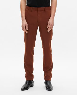 The Kooples HOMME ROUILLE pantalon de costume marron