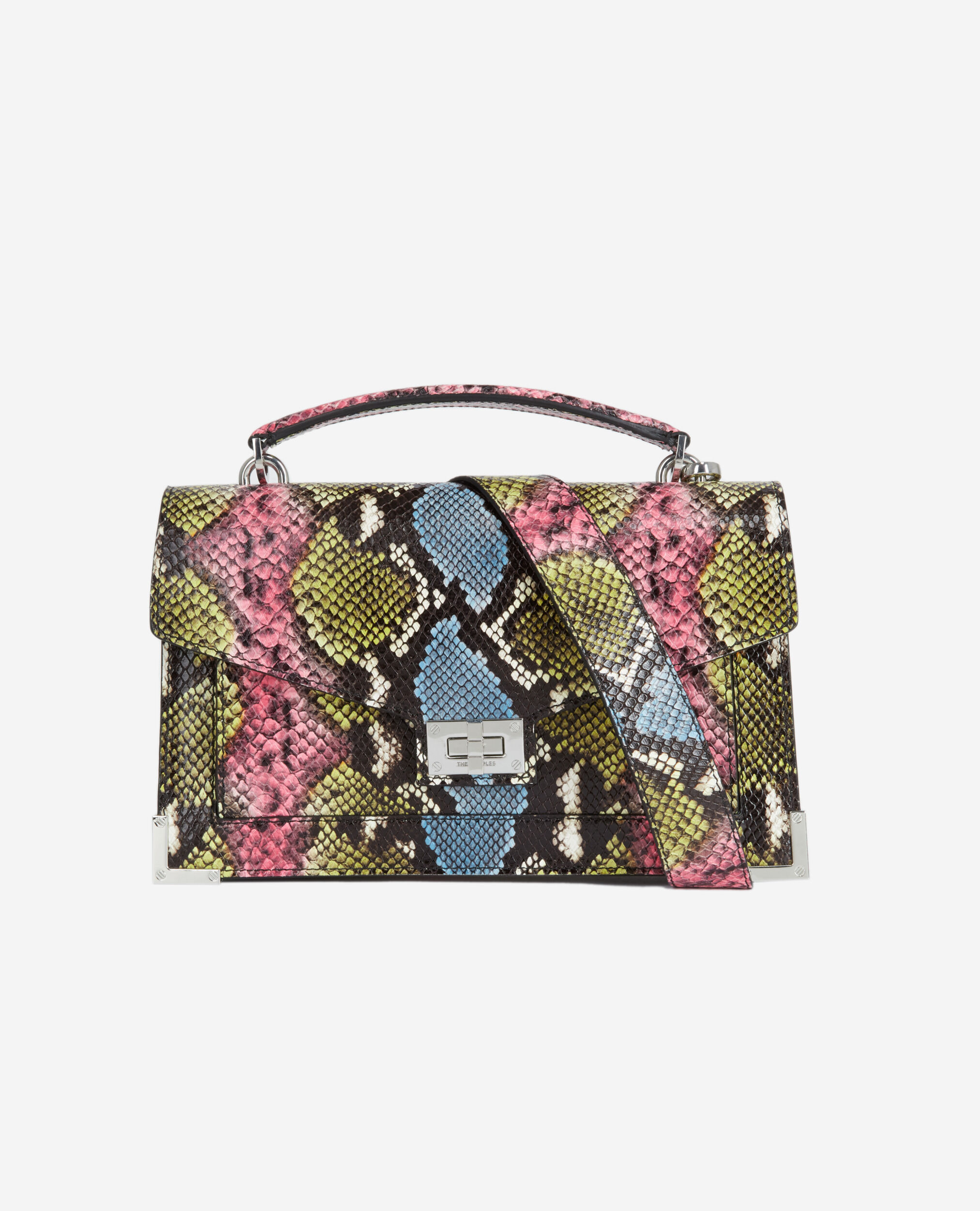 Medium Emily bag in multicolored leather, MULTICOLOR, hi-res image number null