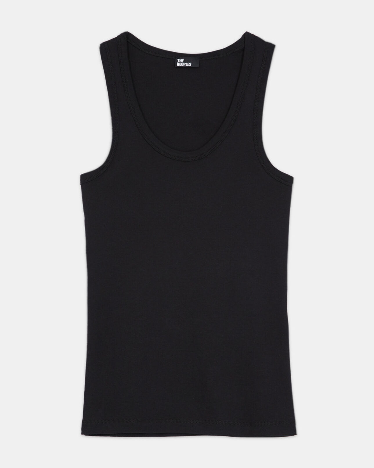 The Kooples FEMME BLACK débardeur noir