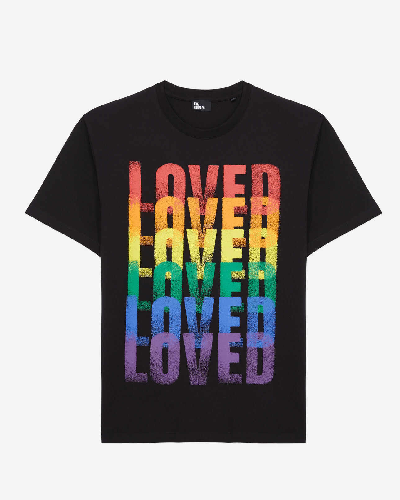 The Kooples MEN BLACK men's black pride t-shirt