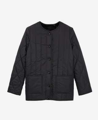 The Kooples F BLACK black reversible faux fur jacket