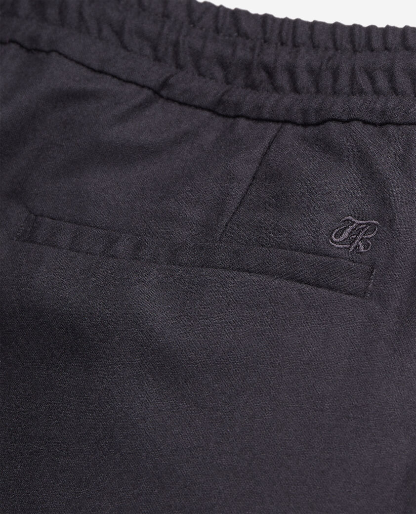 The Kooples MEN BLACK black flannel trousers