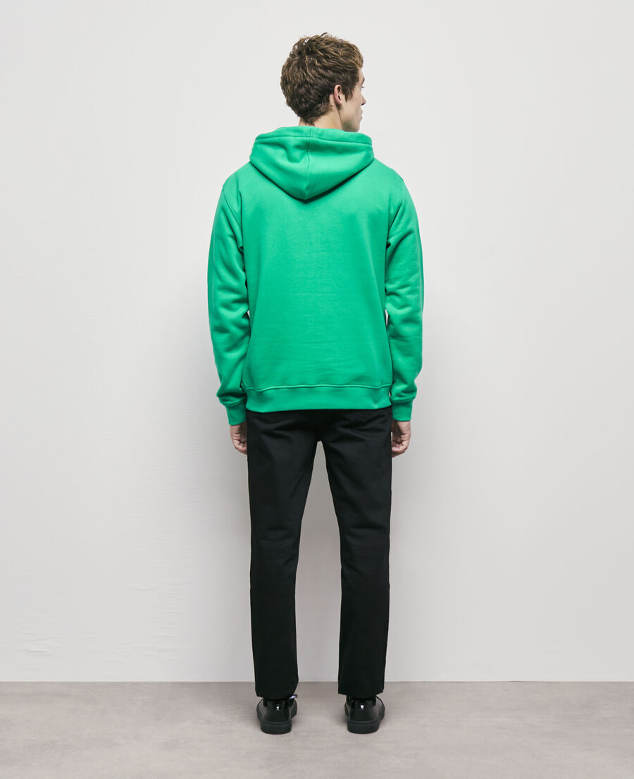 green logo sweatshirt