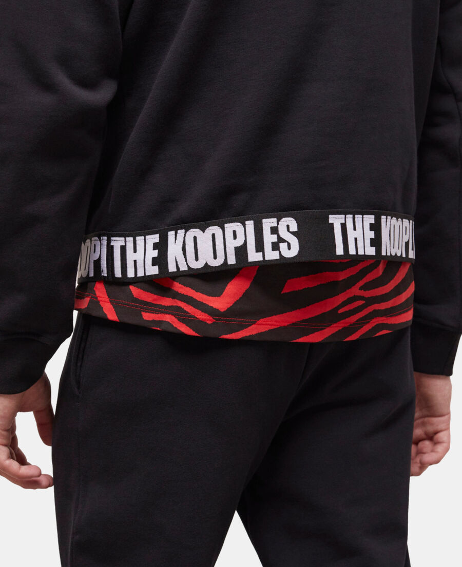 the kooples black logo sweatshirt