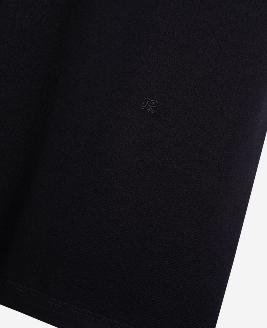 The Kooples HOMME NAVY t-shirt mixte large uni bleu marine