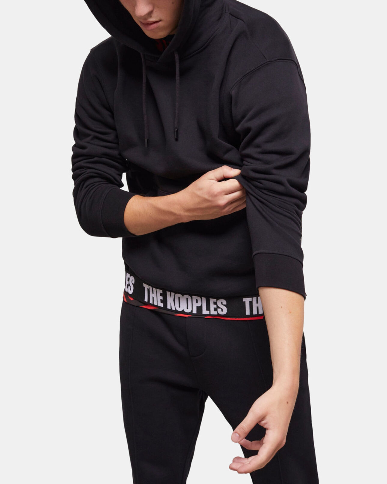 The Kooples HOMME BLACK sweatshirt logo the kooples noir