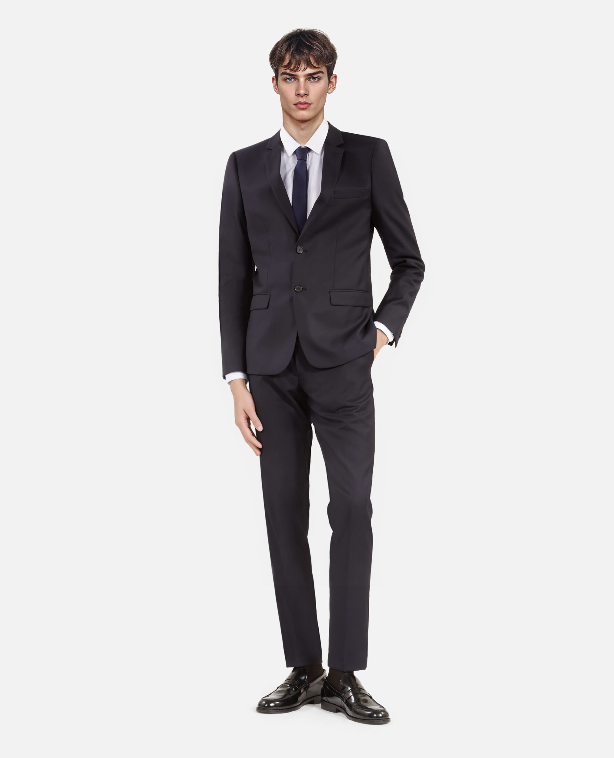 Navy blue and black suit jacket shop