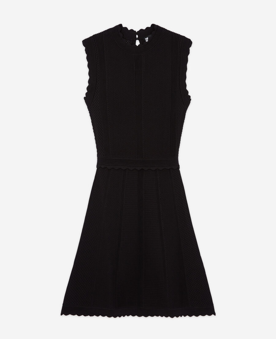 short black knit dress