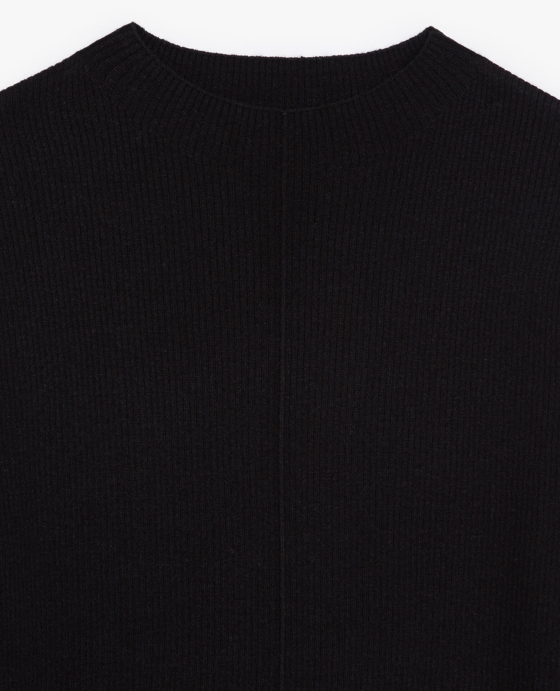 Fitted black cashmere sweater best sale