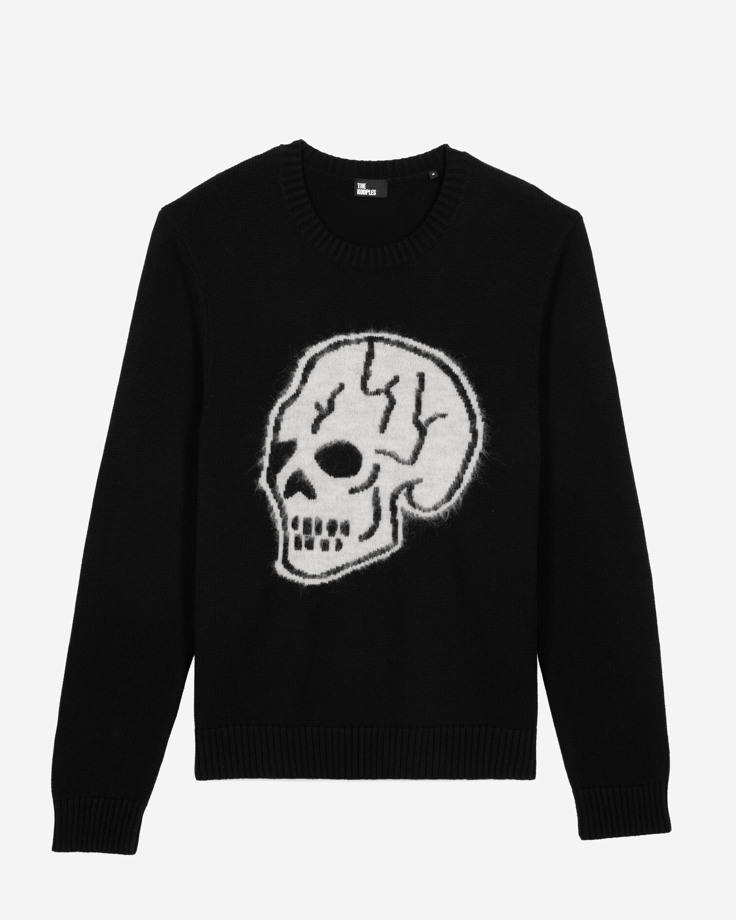 Pull en coton noir, BLACK-ECRU, hi-res image number null