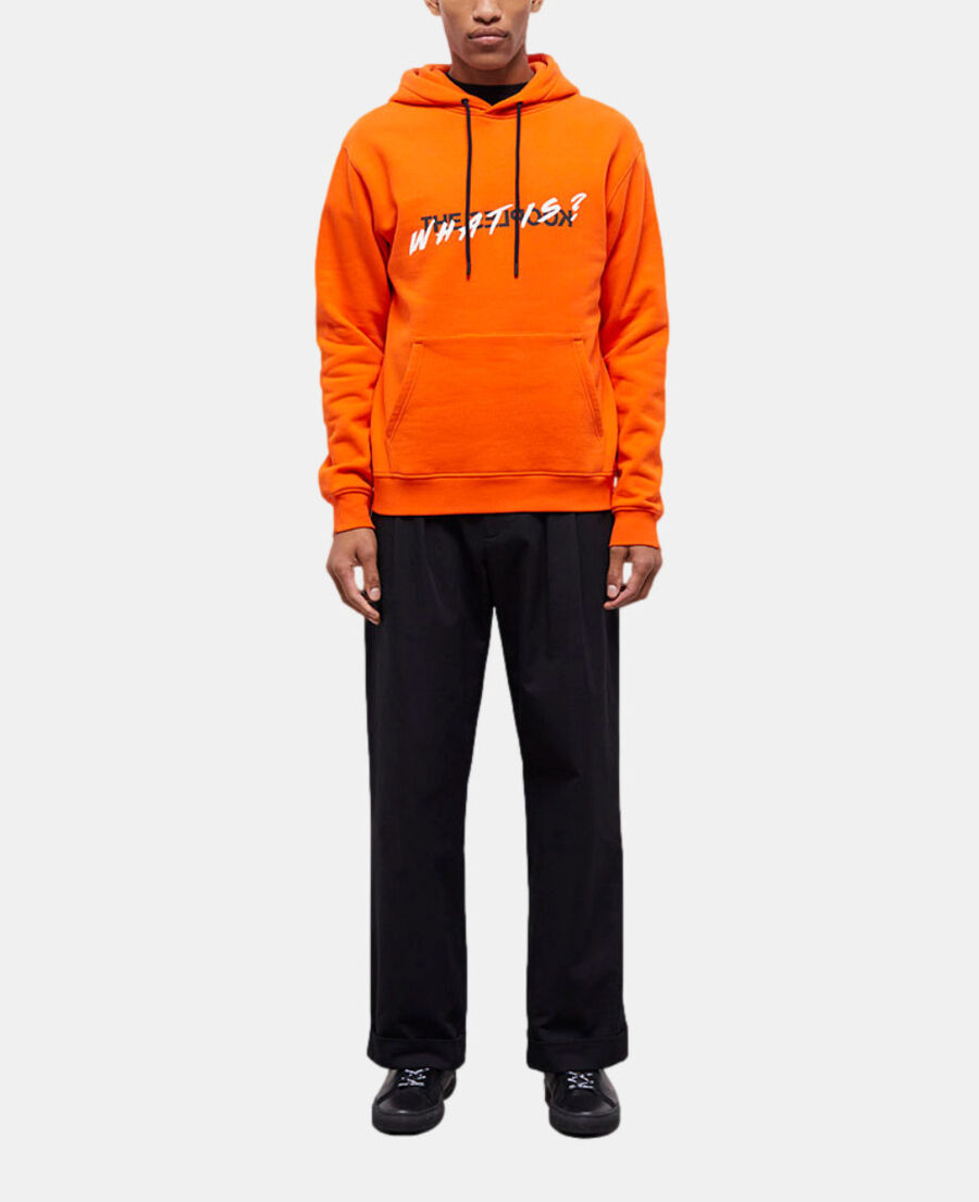 orange what is hooded sweatshirt