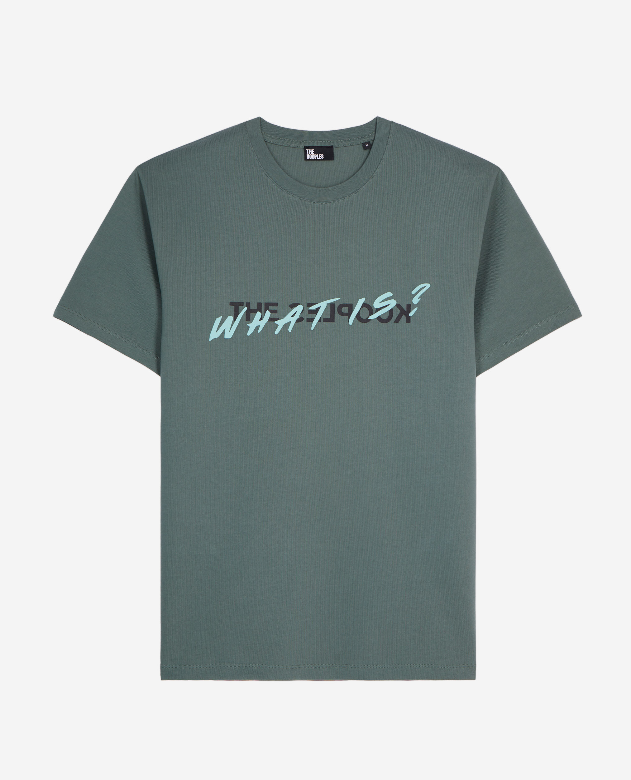 Grünes T-Shirt „What is“ für Herren, FOREST, hi-res image number null