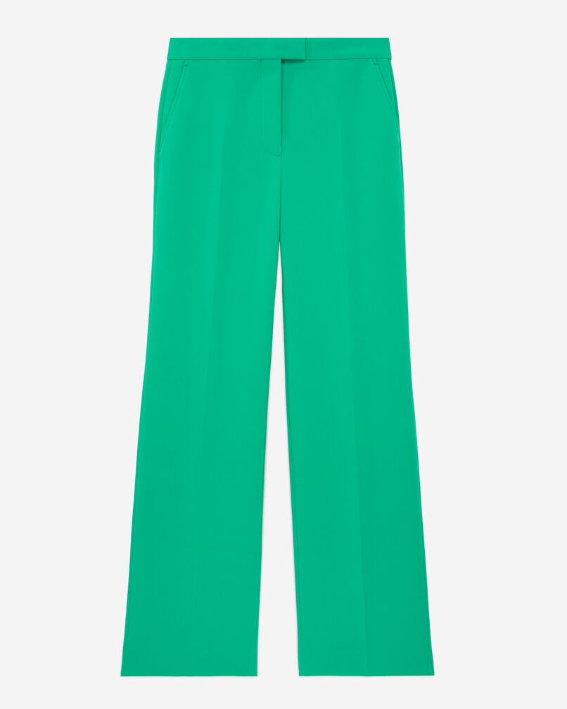 The Kooples WOMEN GREEN green crêpe suit pants