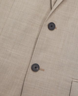 The Kooples H BEIGE MELANGE beige wool suit jacket