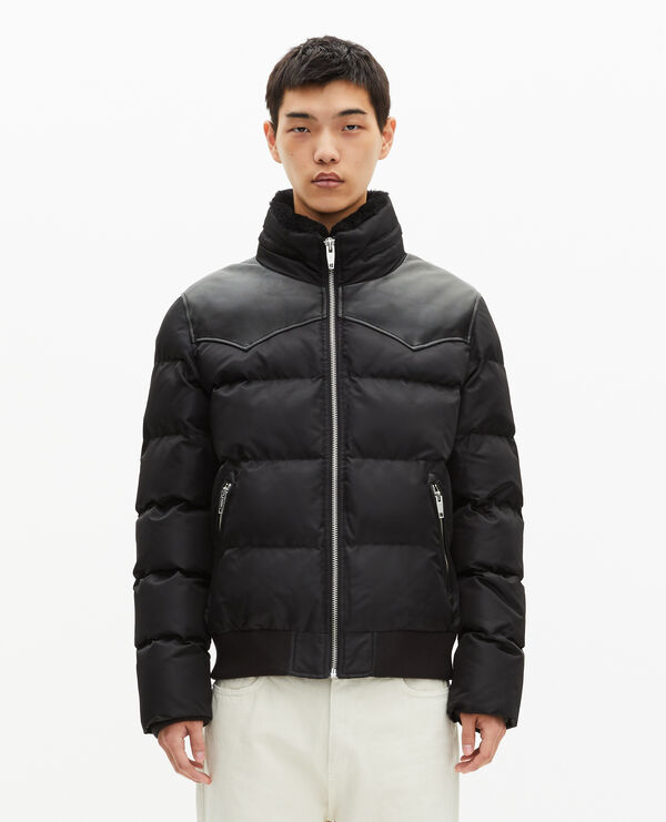 The Kooples HERREN BLACK schwarze daunenjacke