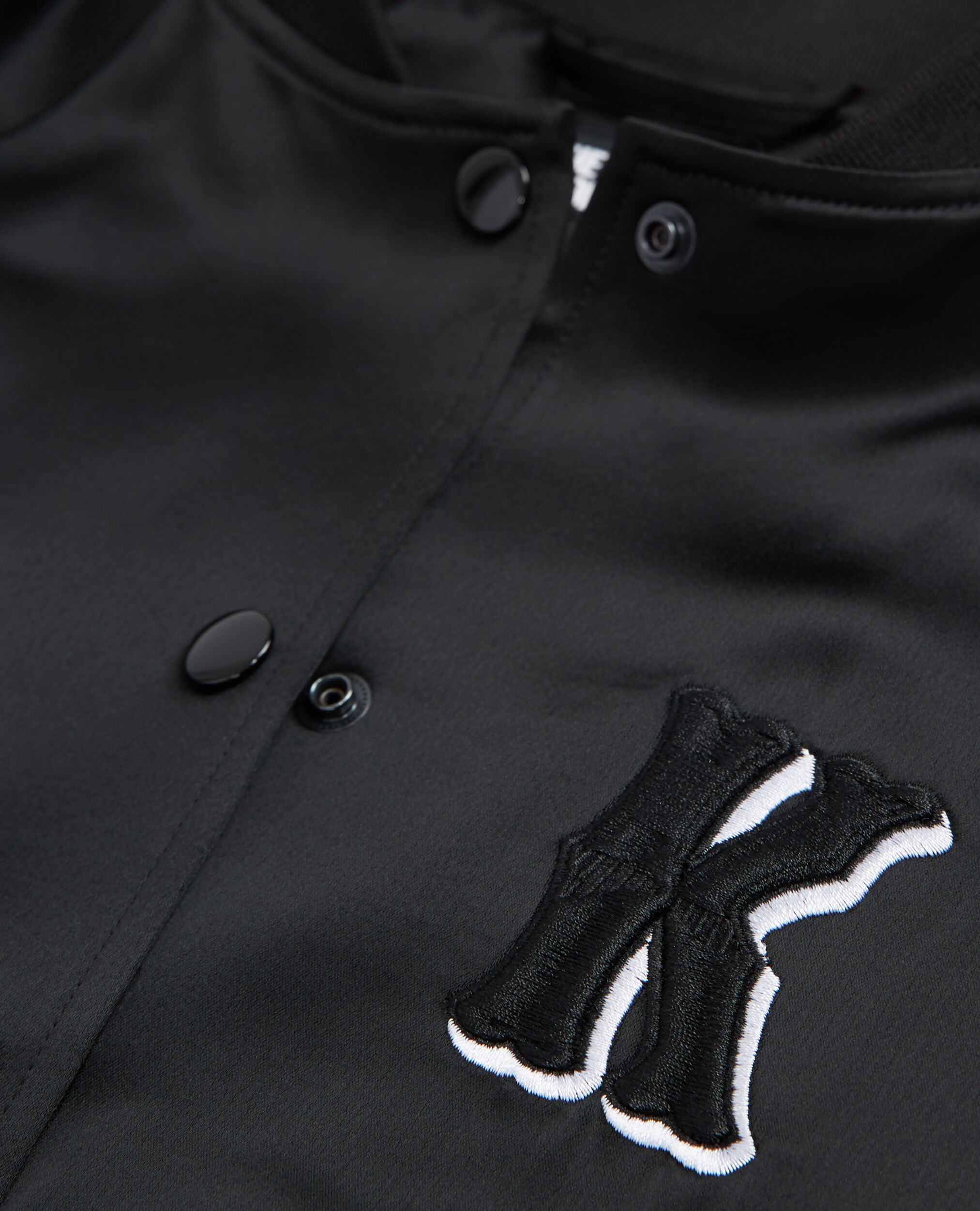 Black Teddy jacket with Western-style embroidery, BLACK, hi-res image number null