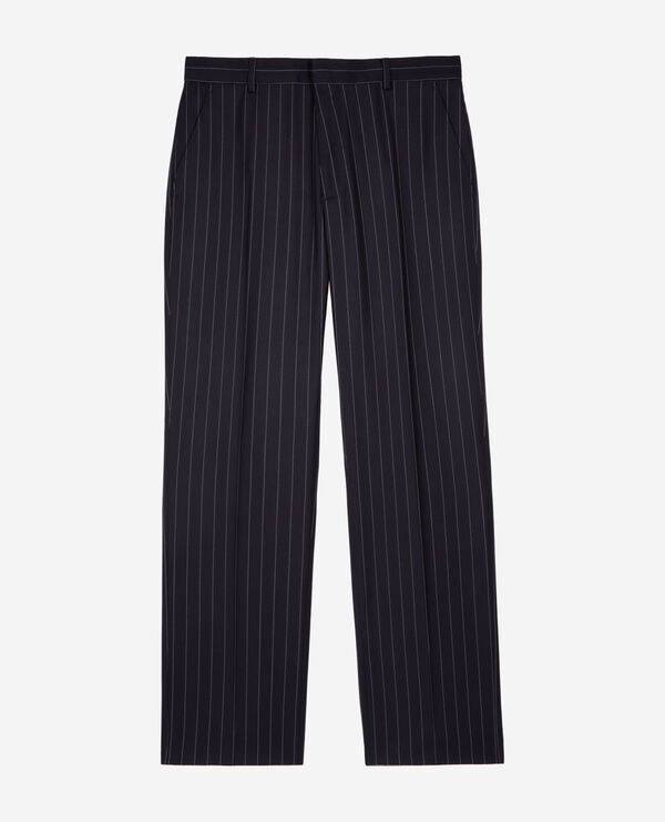 The Kooples H DARK NAVY blue pinstripe suit pants