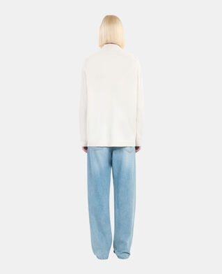 The Kooples FEMME ECRU pull en cachemire écru