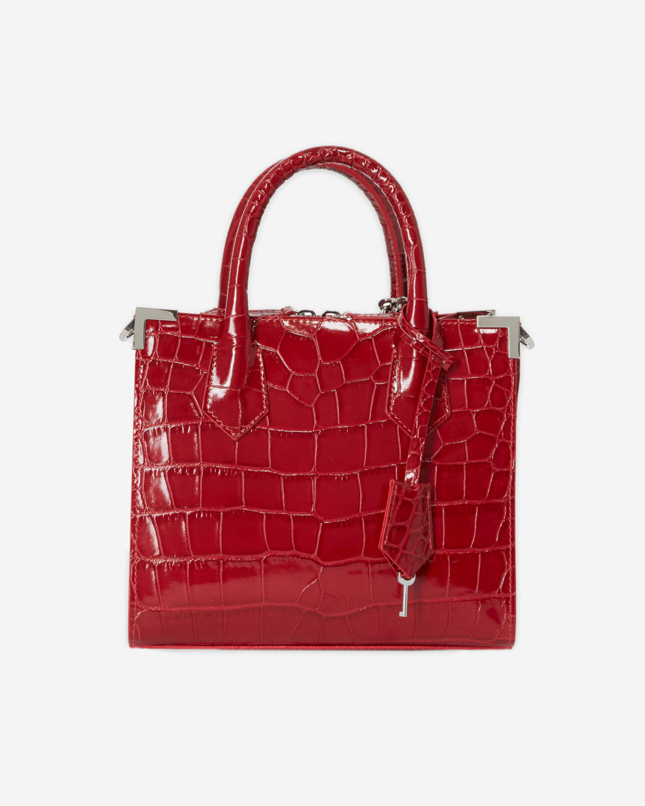 The Kooples FEMME RED RISK sac ming medium en cuir rouge