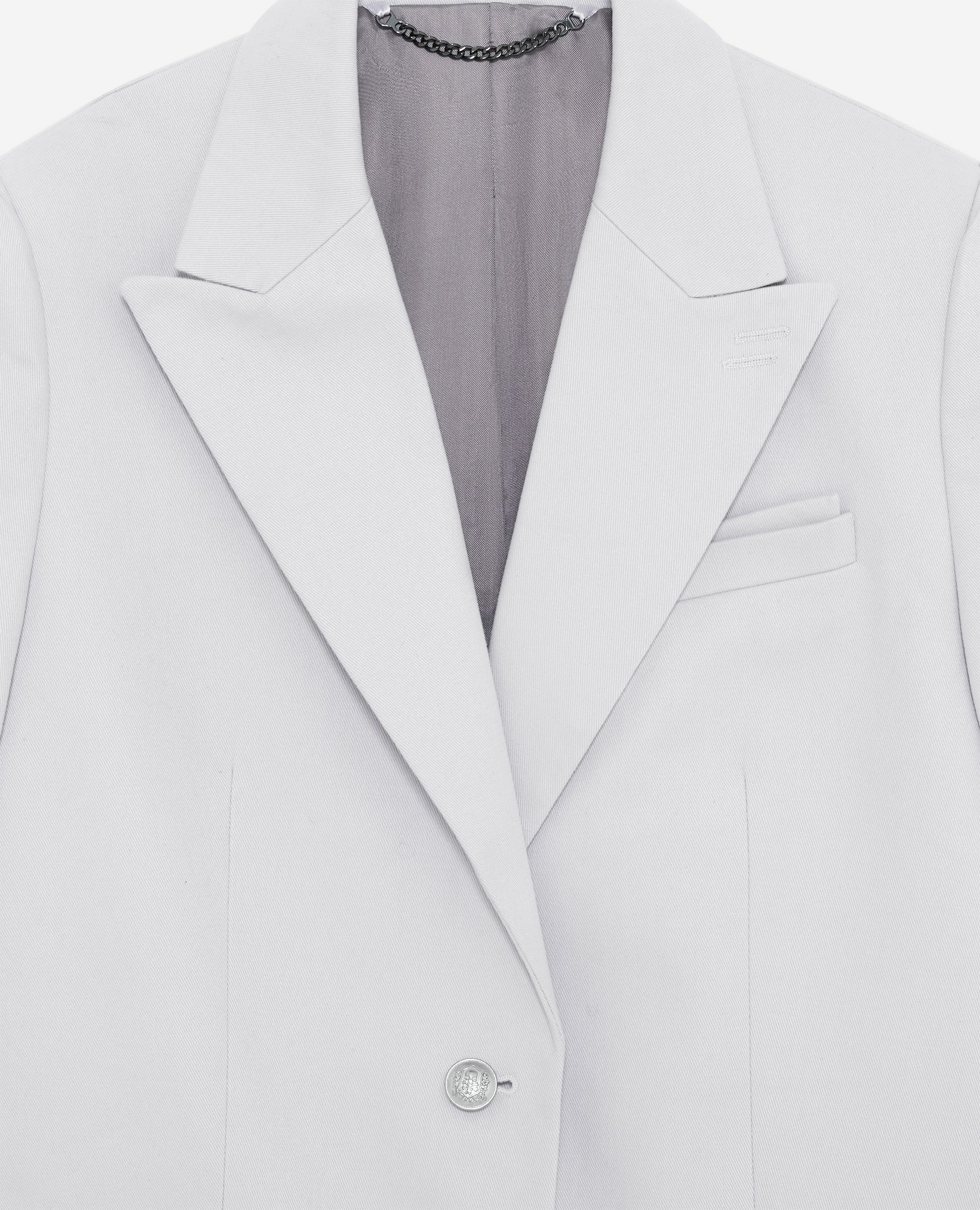 Lilac straight suit jacket, LIGHT PURPLE, hi-res image number null