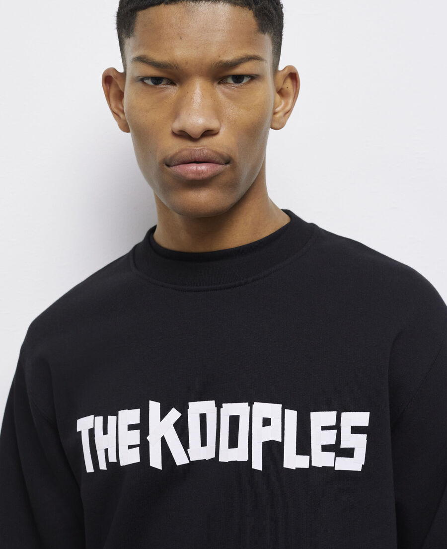 the kooples black logo sweatshirt