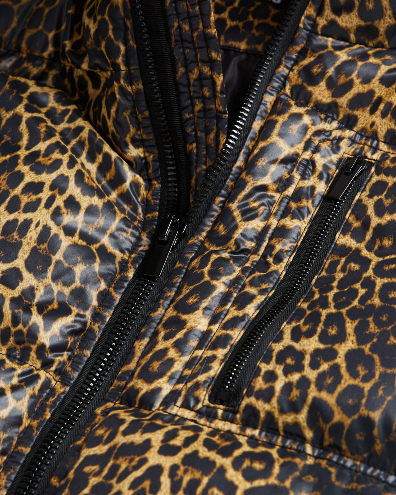 The Kooples MEN LEOPARD leopard print oversized down jacket