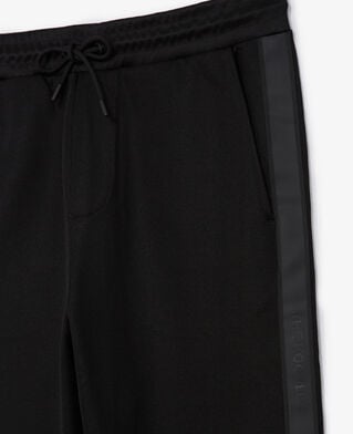 The Kooples HOMME BLACK jogging technique noir à bande logo