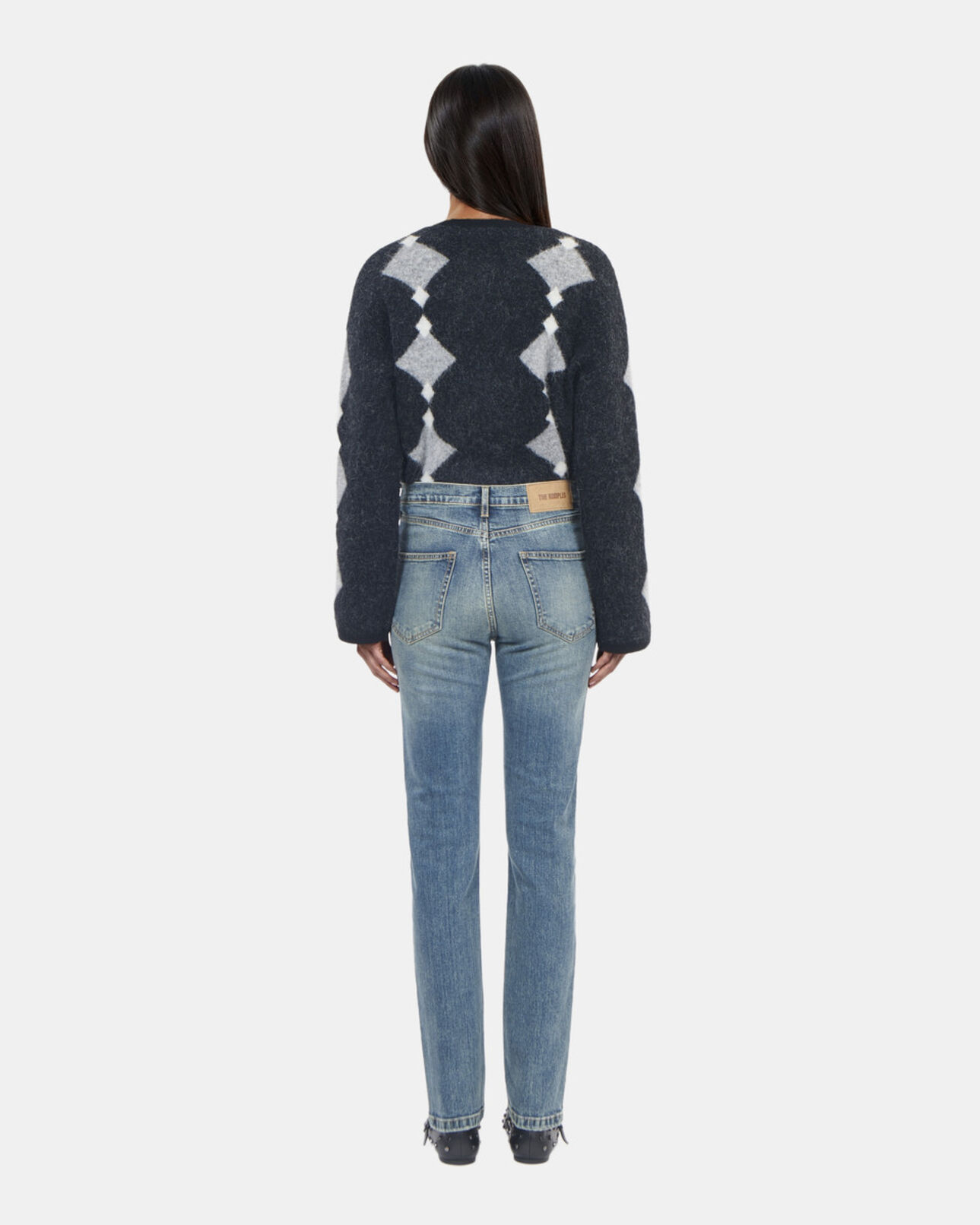 The Kooples WOMEN USED RAPIECE faded blue skinny jeans