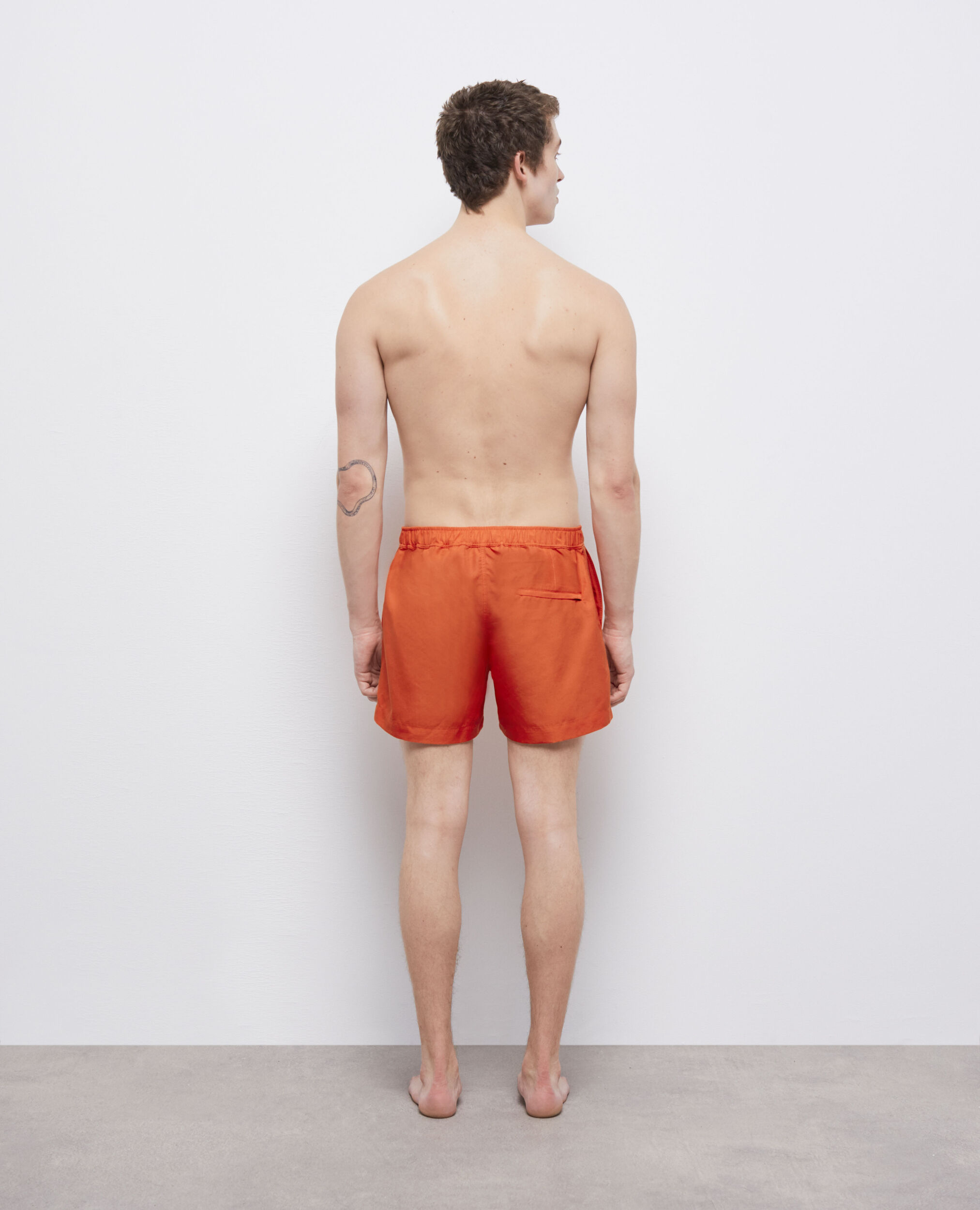 Short de bain orange avec logo, PUMPKIN, hi-res image number null