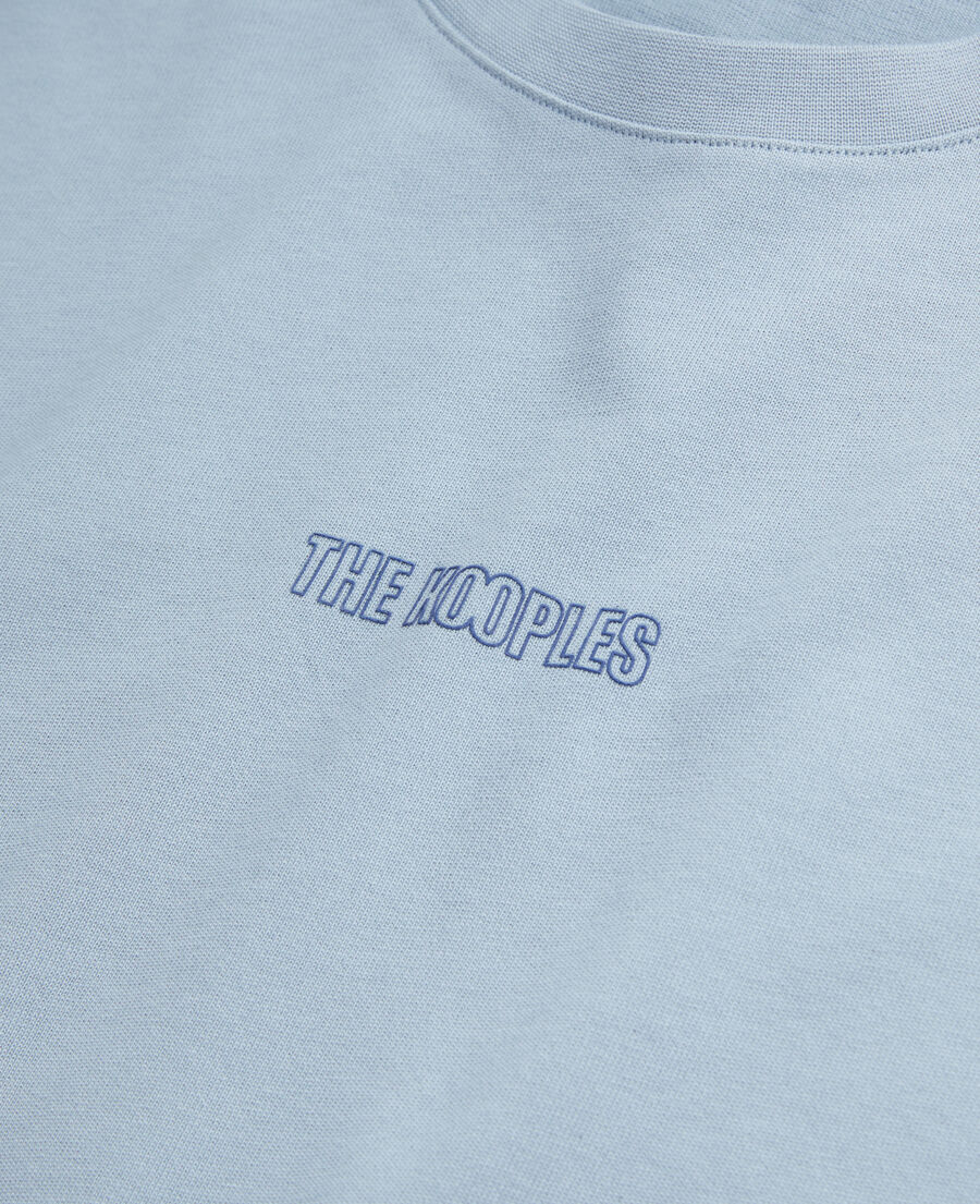 T-shirt blanc logo The Kooples contrasté