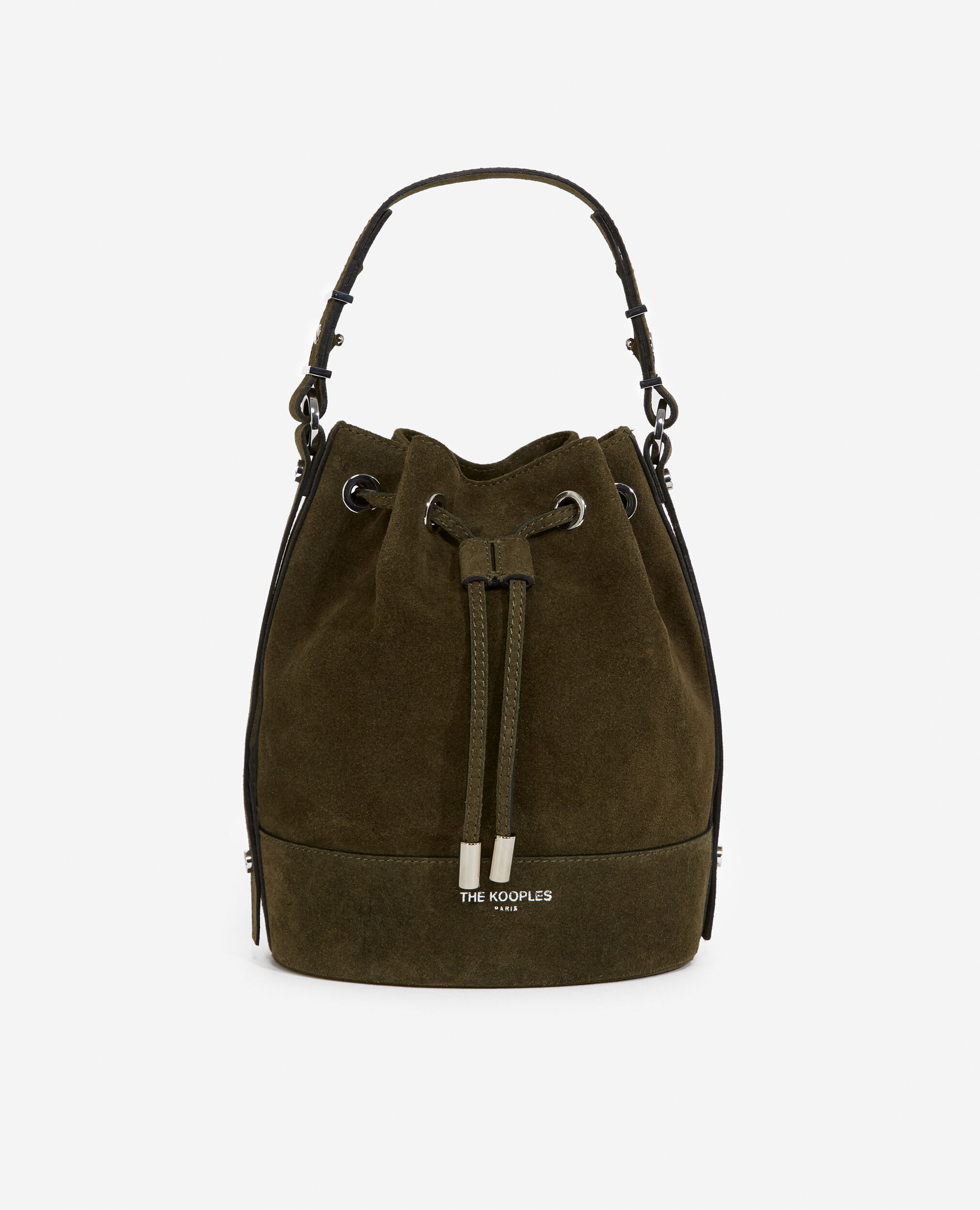 Tasche Medium Tina Wildleder khakifarben, DARK KAKI, hi-res image number null