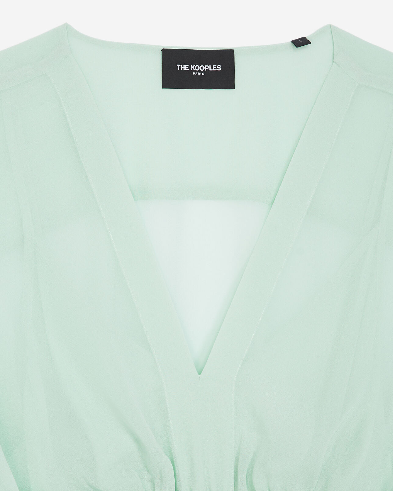 The Kooples DAMEN MINT oberteil fließend mintgrün volants