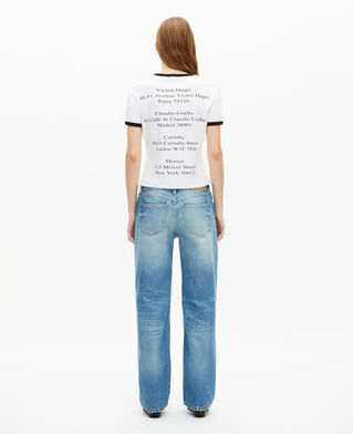The Kooples FEMME WHITE t-shirt avec sérigraphie blanc