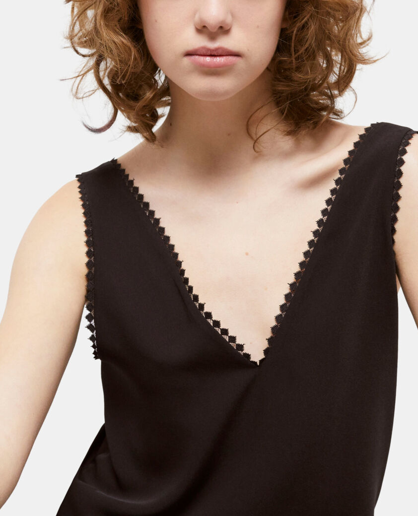 The Kooples WOMEN BLACK black top