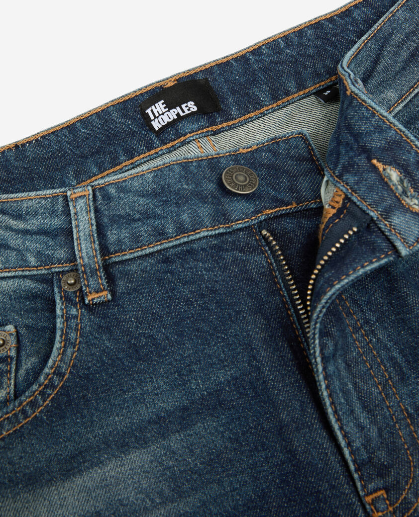 The Kooples FEMME BLUE ELECTRIC jean taille basse flare bleu