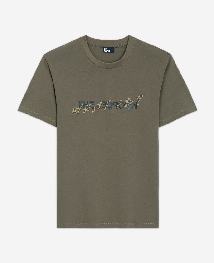khaki and leopard print what is t-shirt