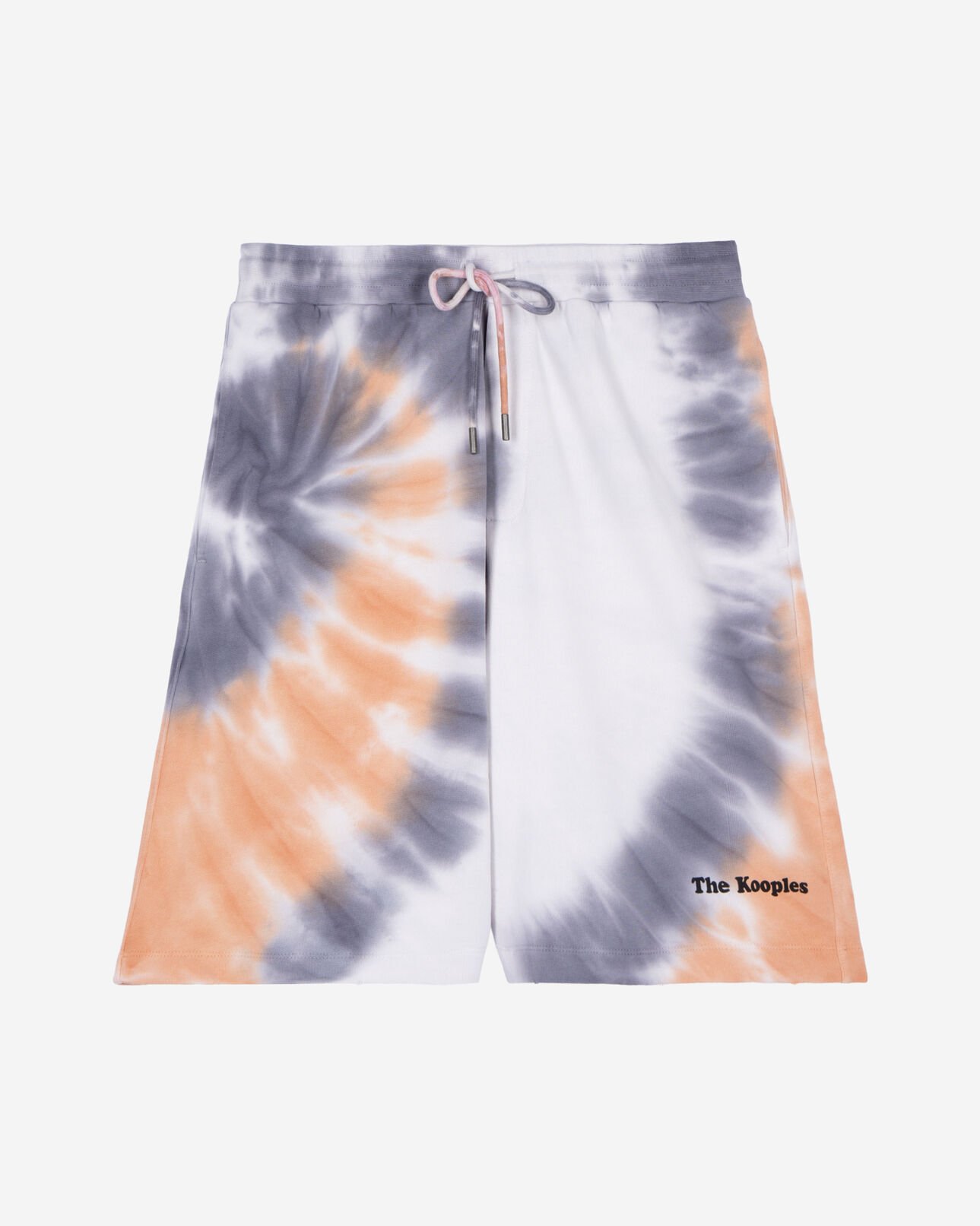 The Kooples HOMME NEW LIGHT BLUE short imprimé tie and dye bleu
