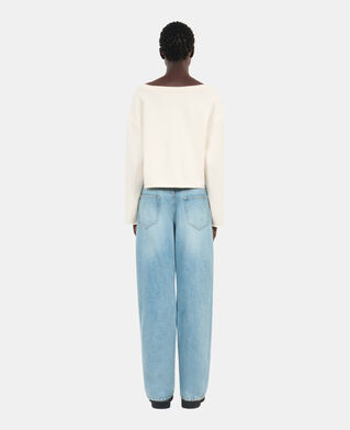 The Kooples WOMEN ECRU ecru i have plans serigraphy sweatshirt