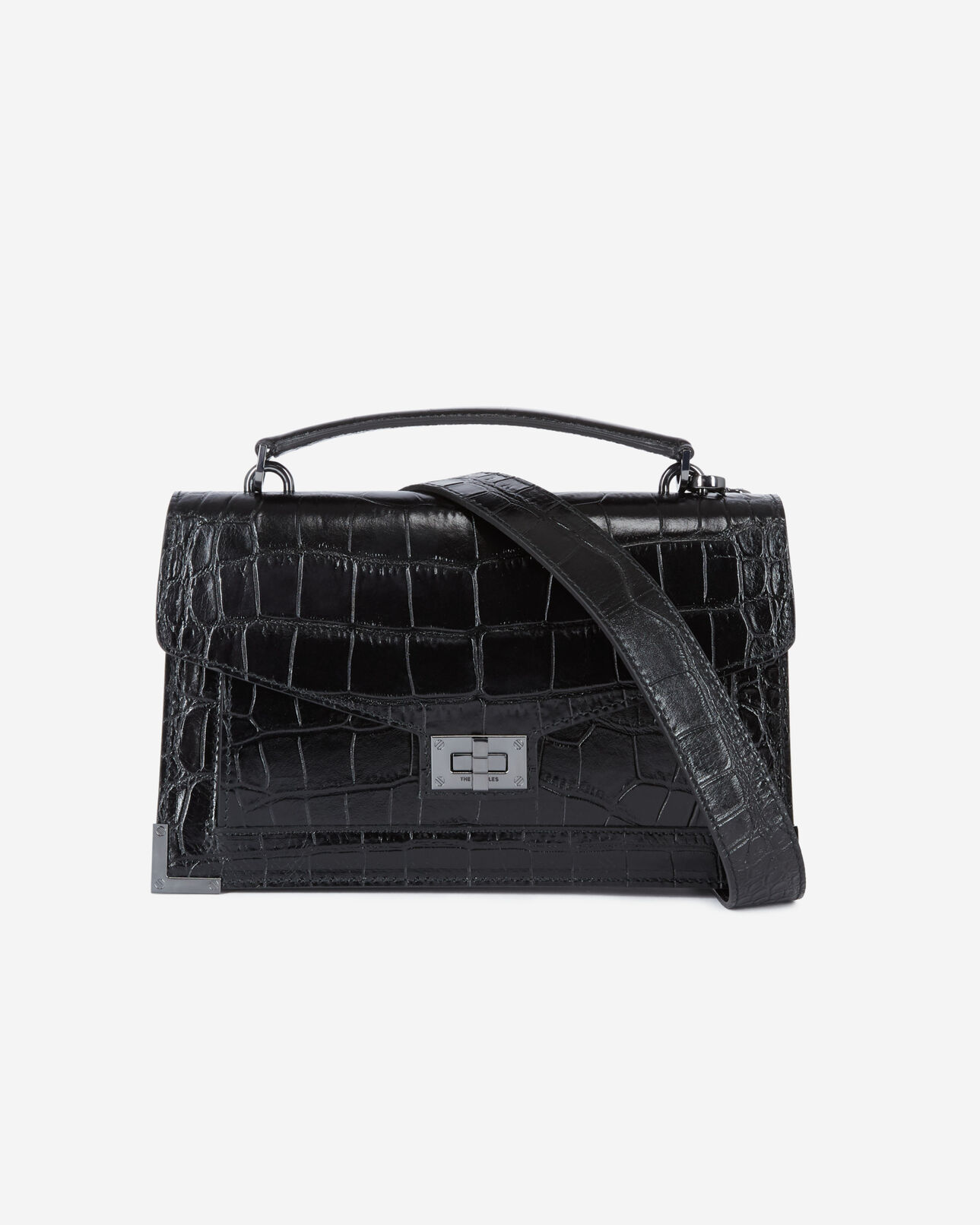 The Kooples WOMEN BLACK medium black emily bag