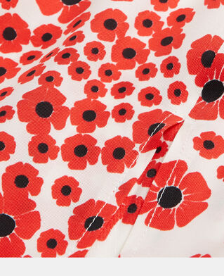 The Kooples FEMME RED / WHITE robe longue fleurie