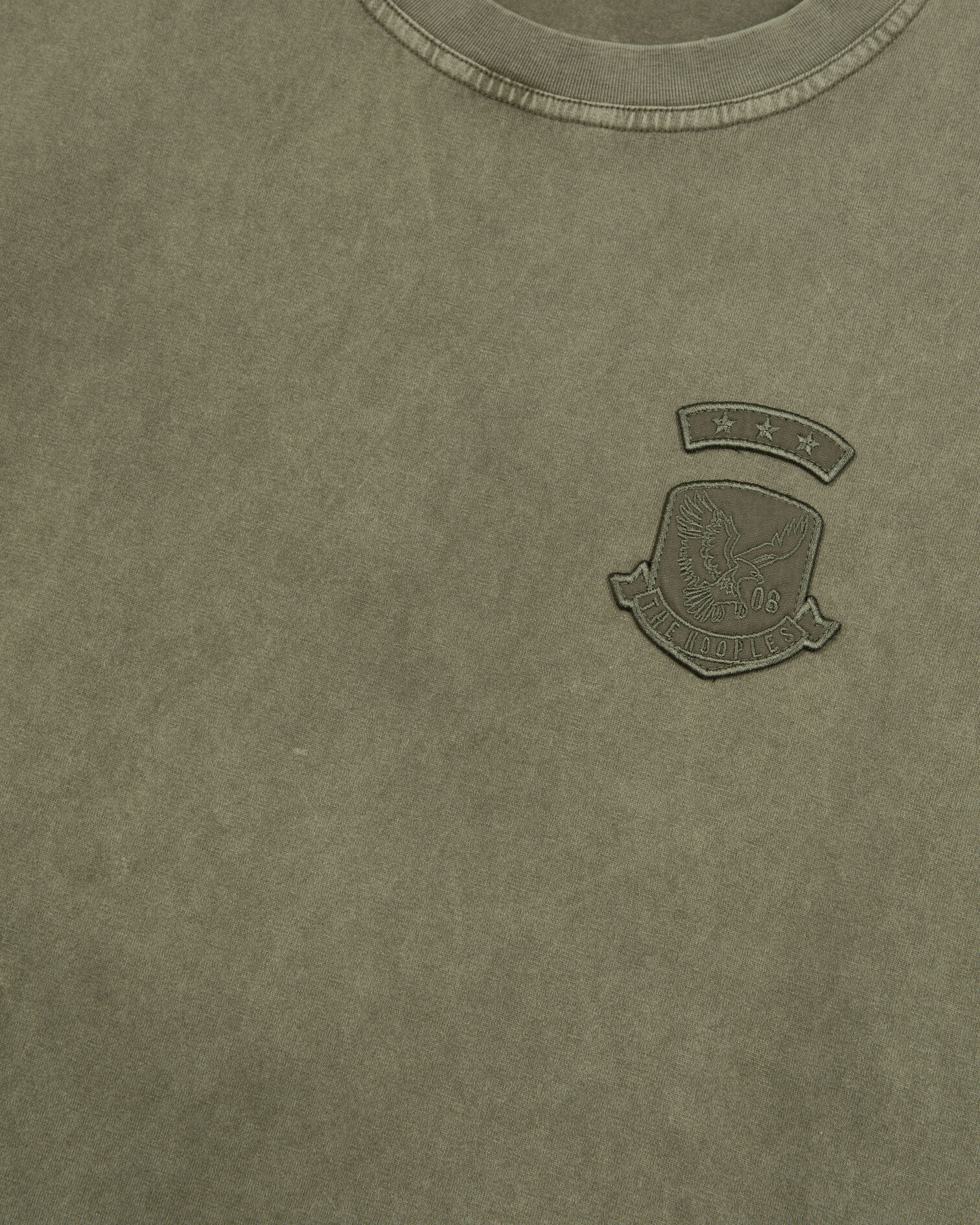 T-shirt with khaki patches, KAKI, hi-res image number null