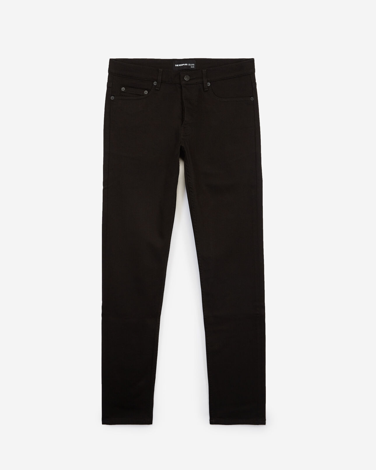 The Kooples MEN BLACK BRUT slim black jeans