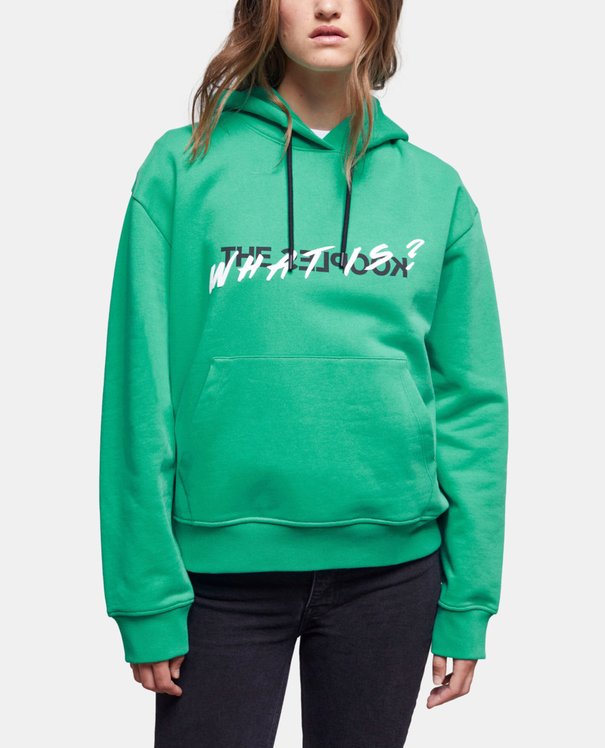 Green What is sweatshirt, GREEN, hi-res image number null