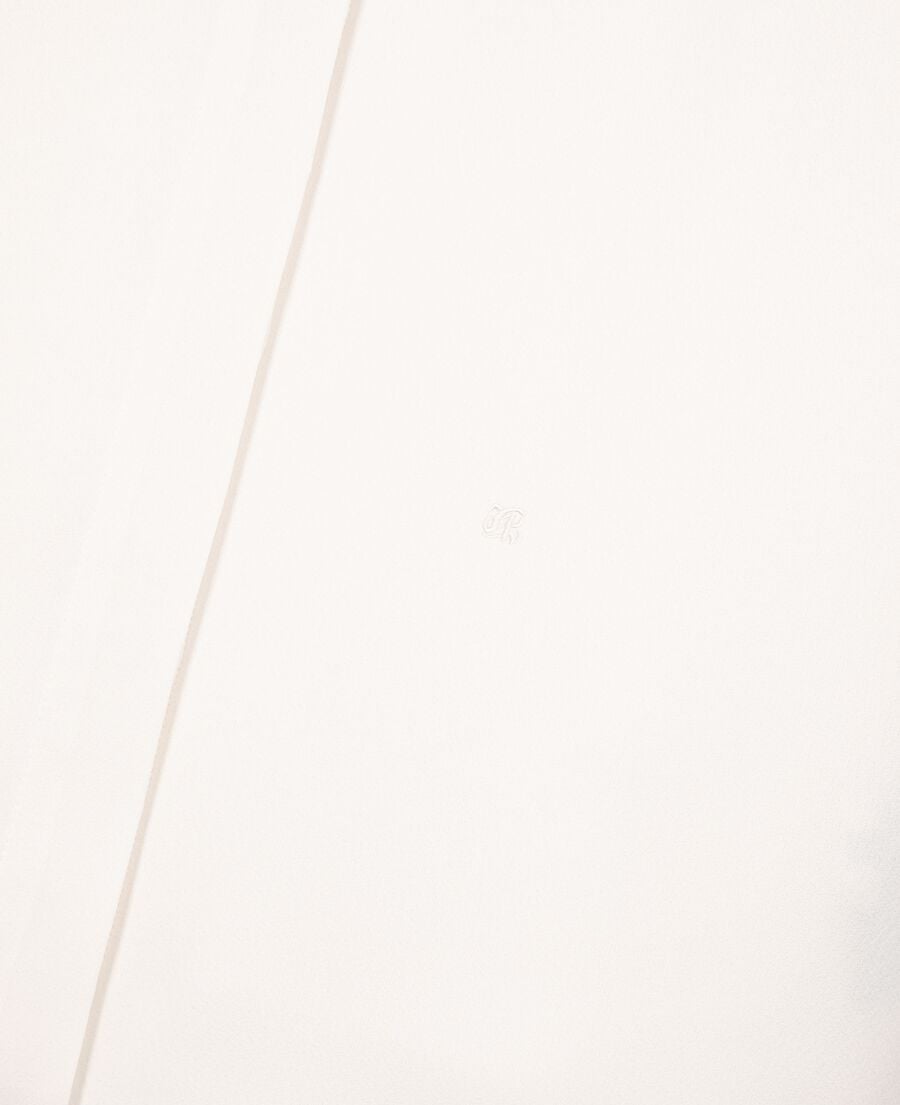 The Kooples DAMEN WHITE ecrufarbenes satinhemd