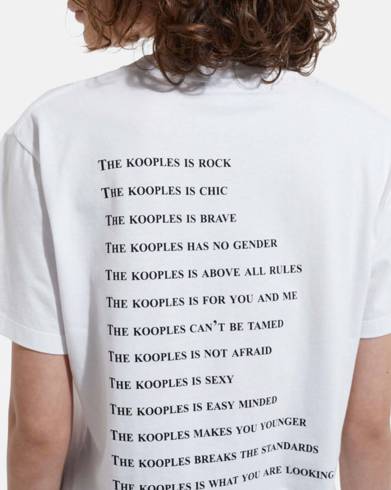 The Kooples FEMME WHITE t-shirt what is