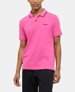 The Kooples H PINK pink polo shirt with logo